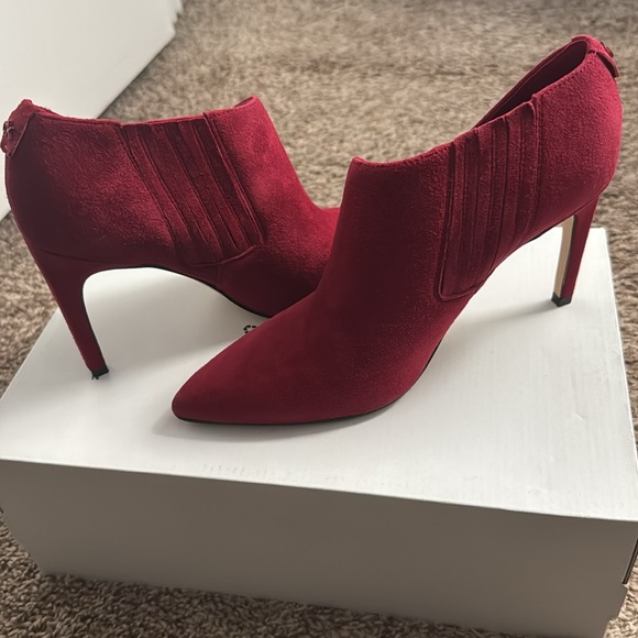 Red Calvin Klein Booties - Picture 3 of 4